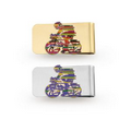 Money Clip with Soft Enamel Lapel Pin (Up to 1.25")